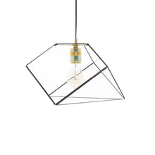 Afbeelding in Gallery-weergave laden, geometrische-hanglamp-mae-medium-zwart-hart-ruyt