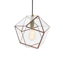 Afbeelding in Gallery-weergave laden, geometrische-handgemaakte-glazen-hanglamp-yaz-small-koper-hart-ruyt.jpg