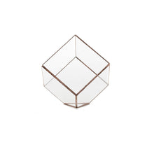 Load image into Gallery viewer, geometrisch-terrarium-cube-small-koper-hart-ruyt-medium
